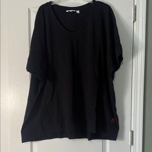 Peace Love World Black Oversized T-Shirt and Pant Set Women’s Size 4x